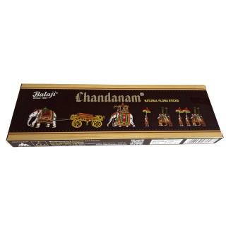Balaji CHANDANAM Natural Flora Incense Sticks 50g